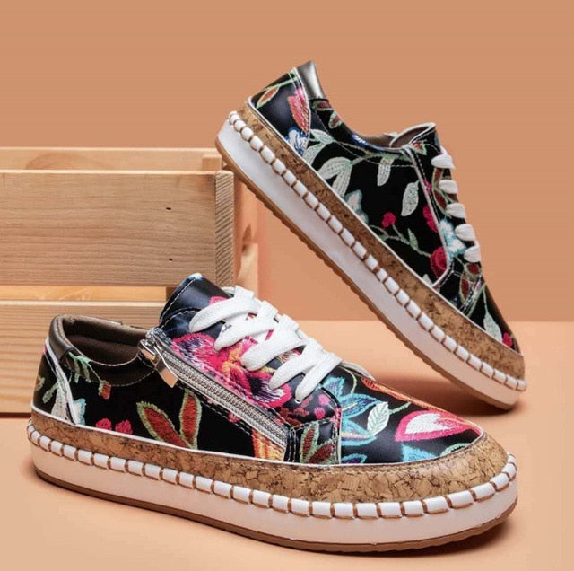 Tara | Orthopedic Floral Comfort Shoes for Women