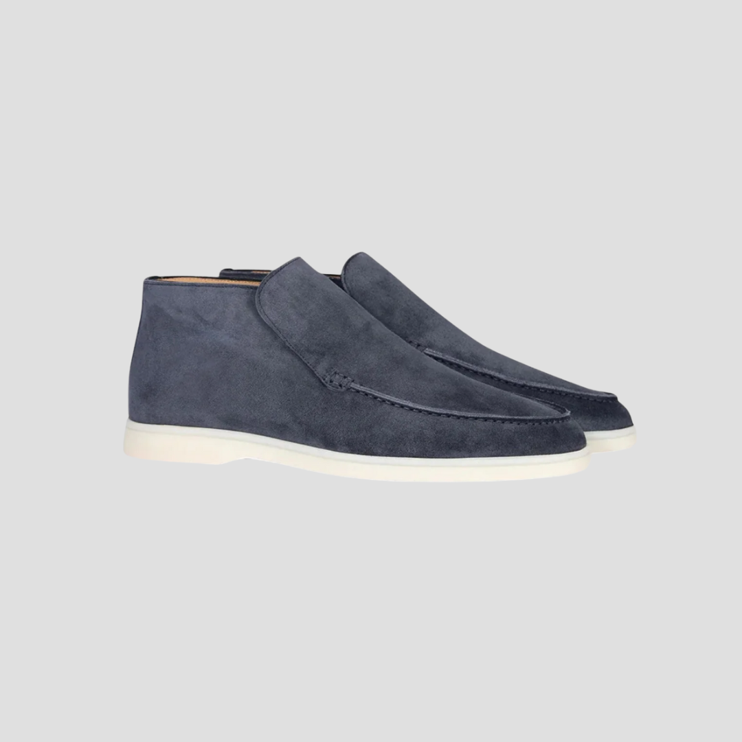 Mason | Men's Suede Ankle Loafers