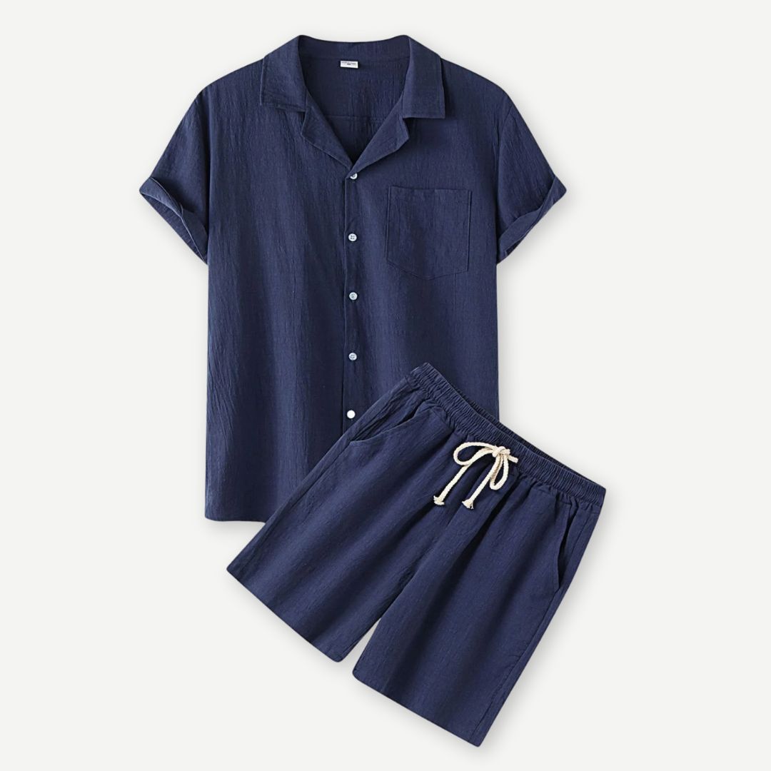 Mason | Men's Linen 2 Piece Set Outfit