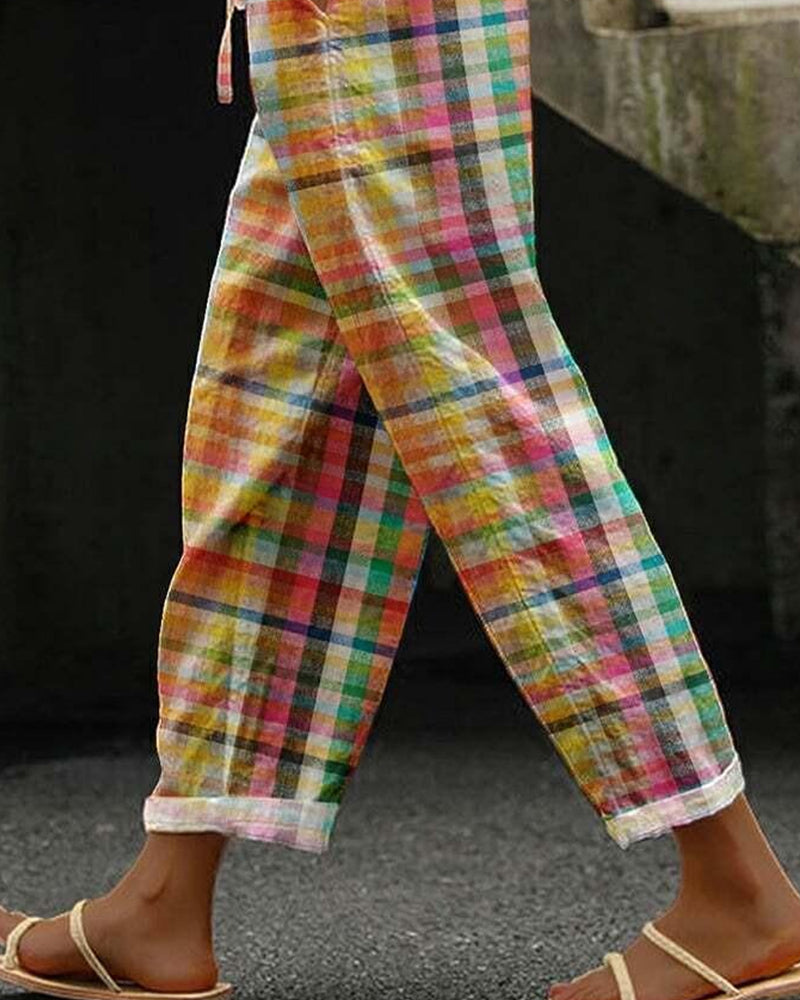 Harper | Vintage-Style Linen Pants for Women