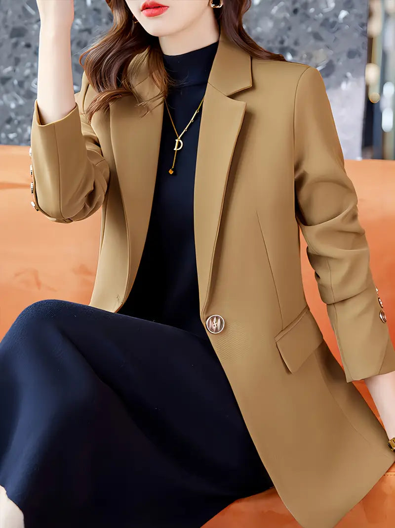 Freya | Sharp Collar Work Blazer