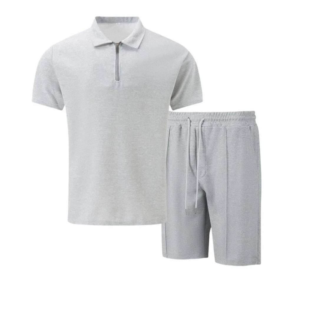 Hunter | Men's Cotton 2 Piece Polo Shorts Set