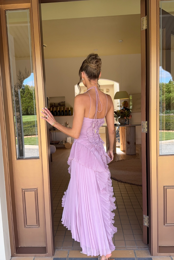 Isla | Elegant Ruffle Dress for Wedding Guest