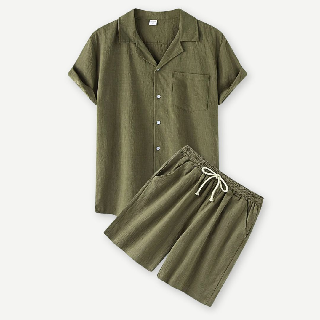 Mason | Men's Linen 2 Piece Set Outfit