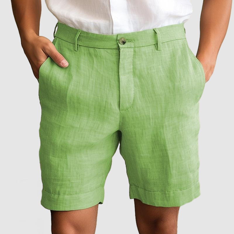 Darcy | Men's Casual Cotton Linen Shorts | Spring/Summer