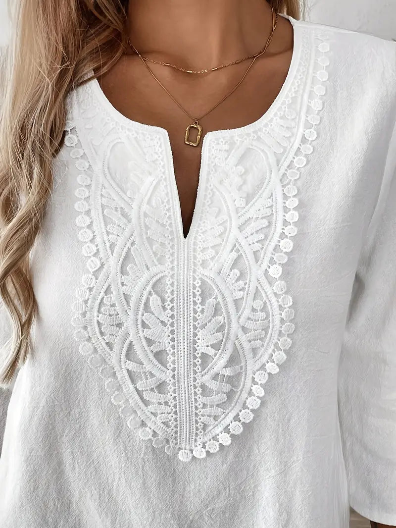 Vintage White Blouse