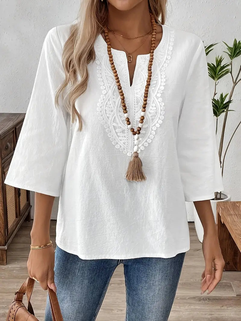 Vintage White Blouse
