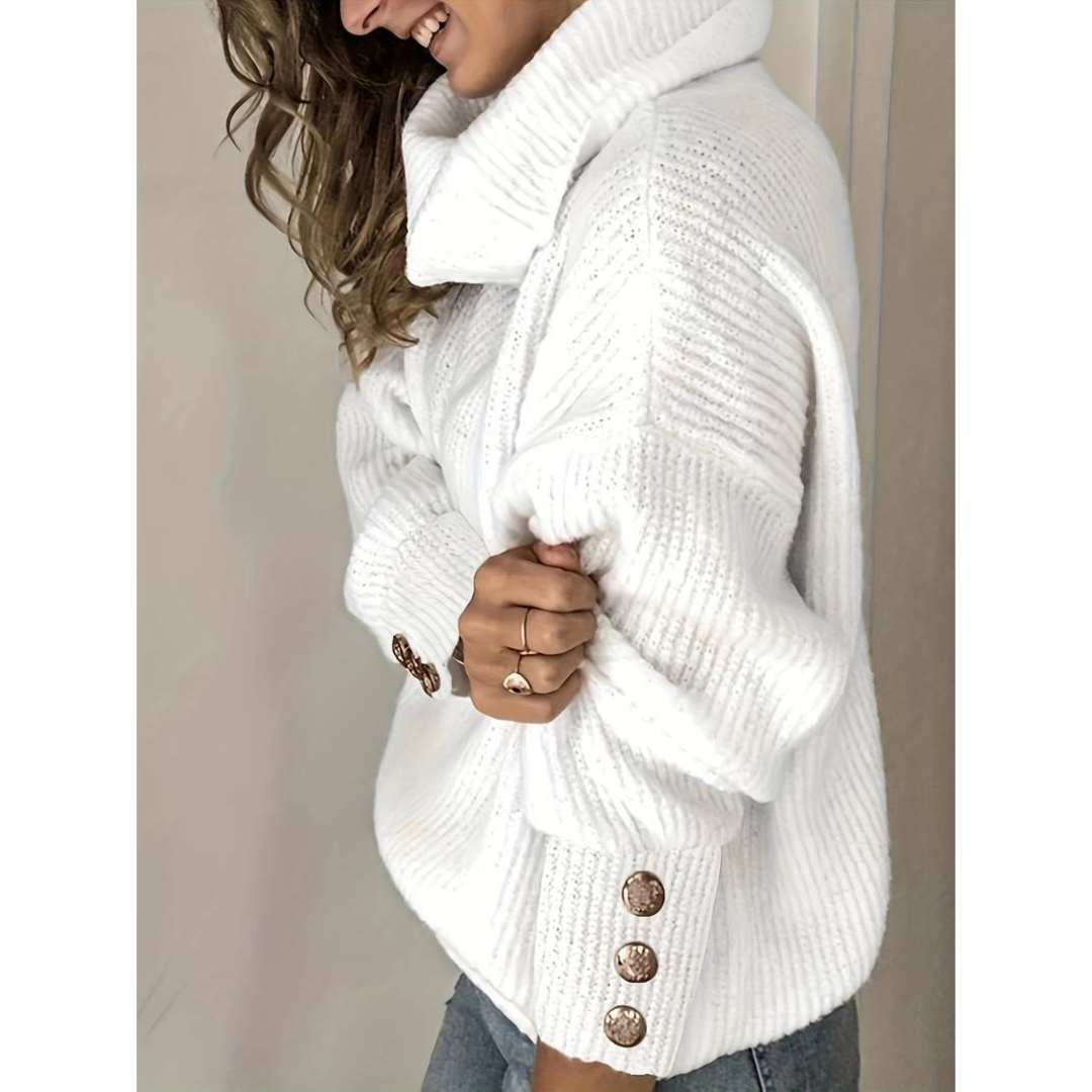 Sienna | Soft Ribbed Turtleneck Sweater