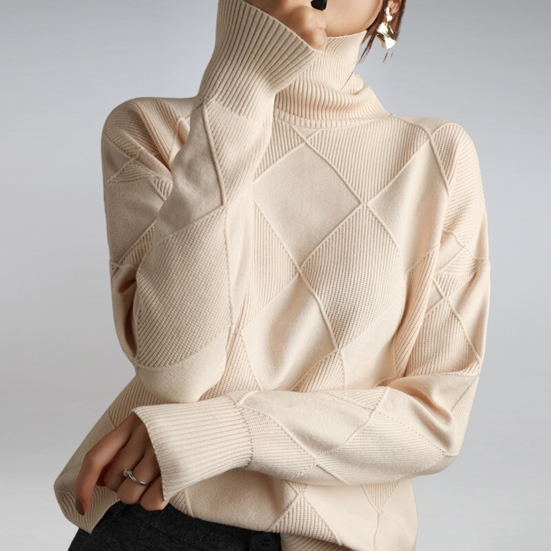 Cozy Cashmere Women's Turtleneck Sweater