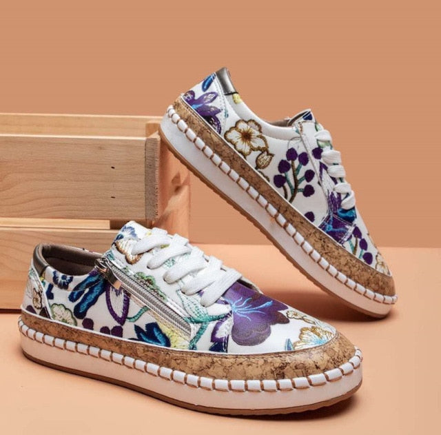 Tara | Orthopedic Floral Comfort Shoes for Women