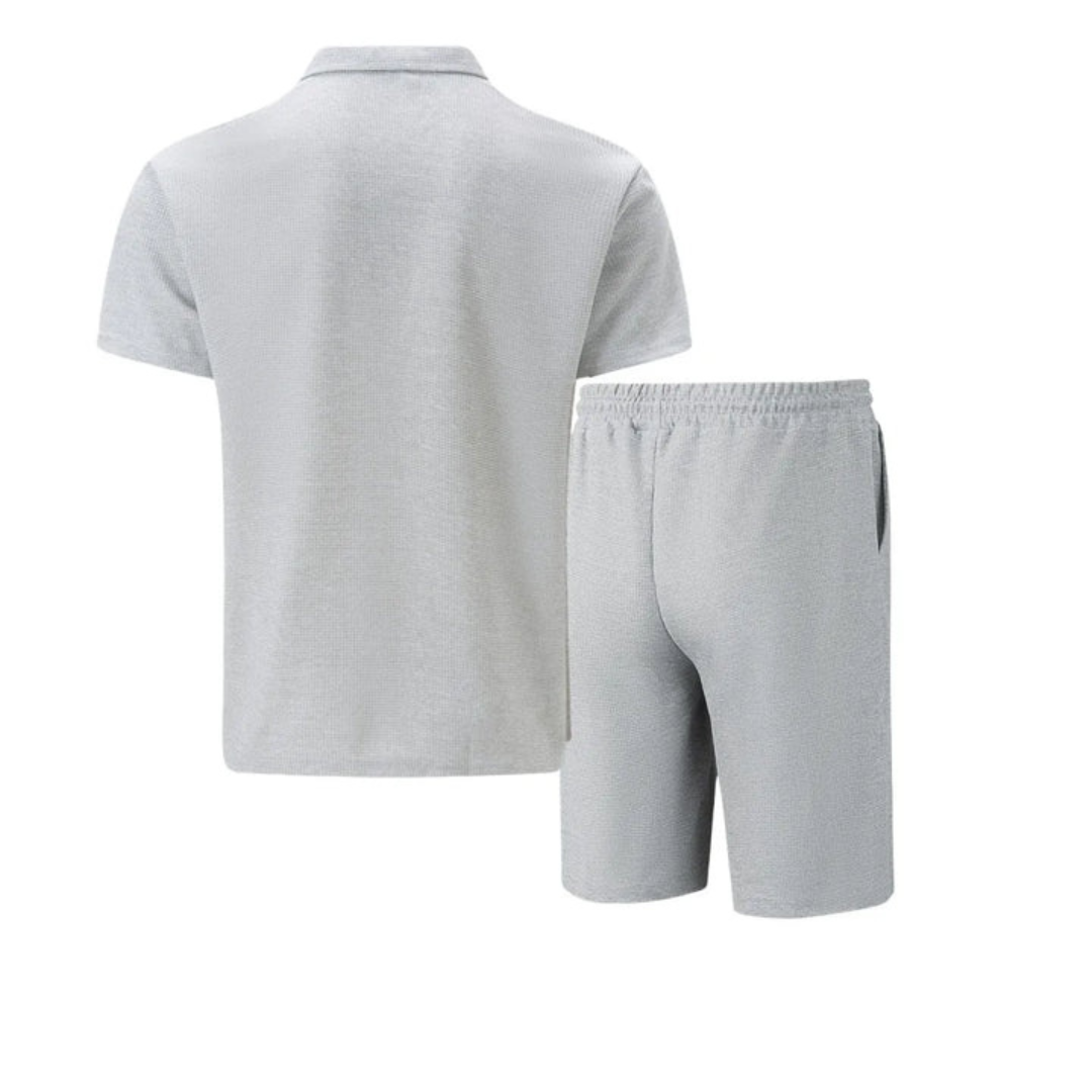 Hunter | Men's Cotton 2 Piece Polo Shorts Set