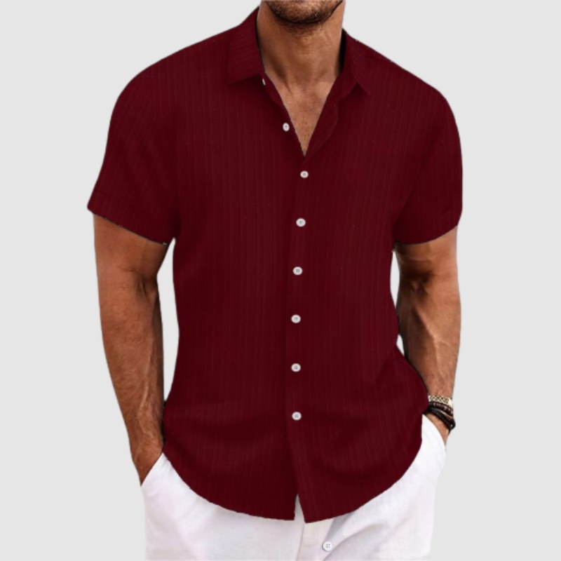 Finn | Men's Loose Fit Short Sleeve Shirt