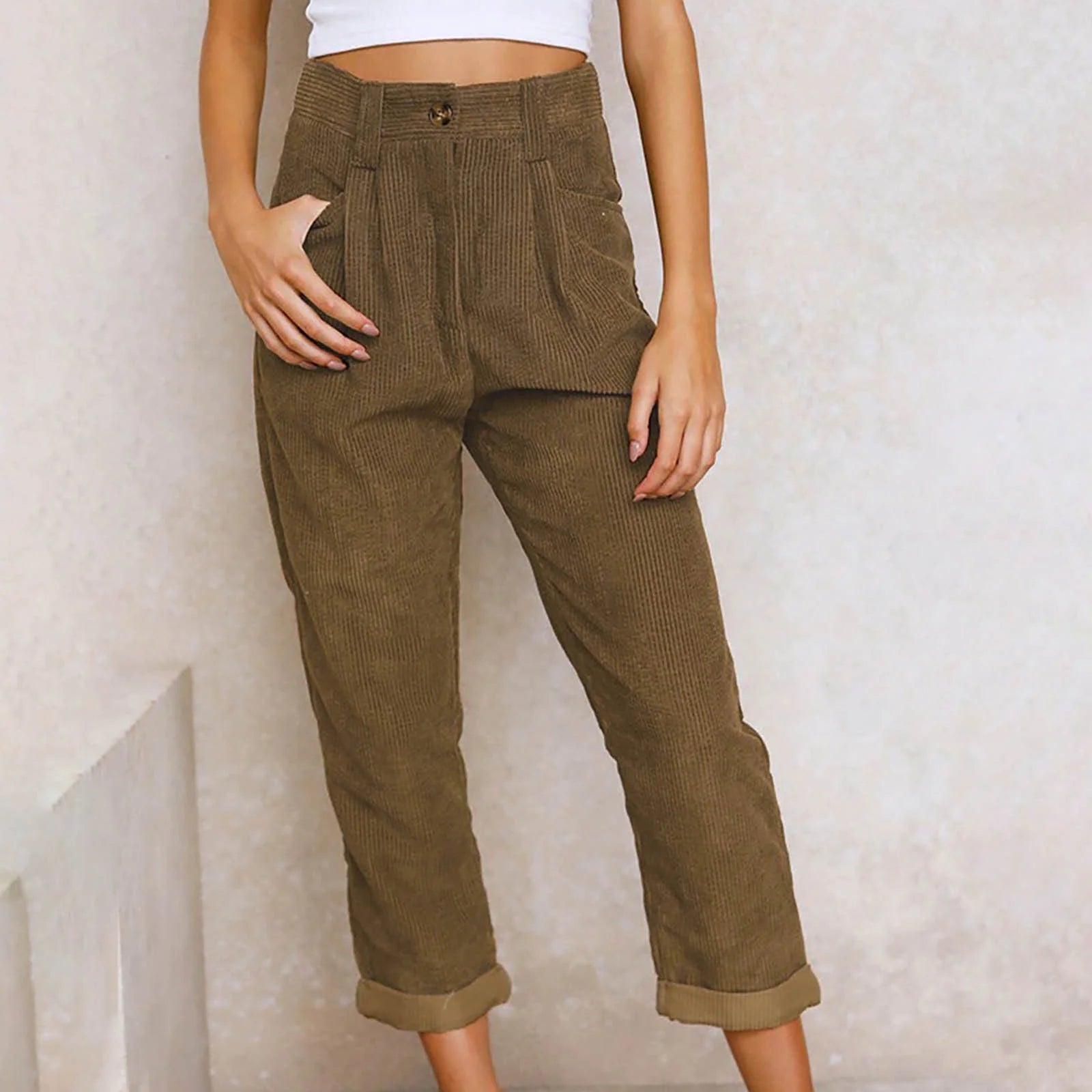 EMMA | Corduroy Wide-Leg Pants