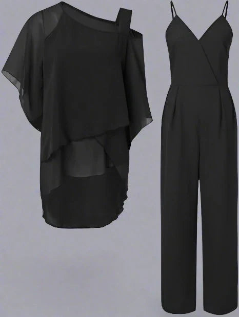 Luna | Luxury Chiffon Evening Set