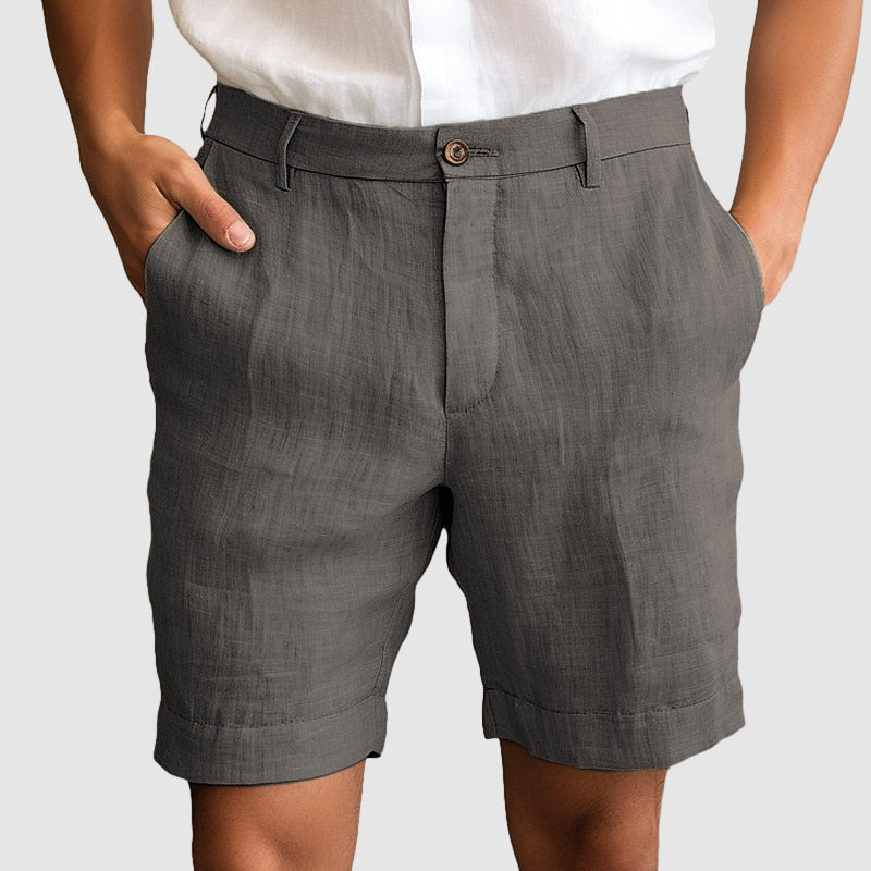 Darcy | Men's Casual Cotton Linen Shorts | Spring/Summer