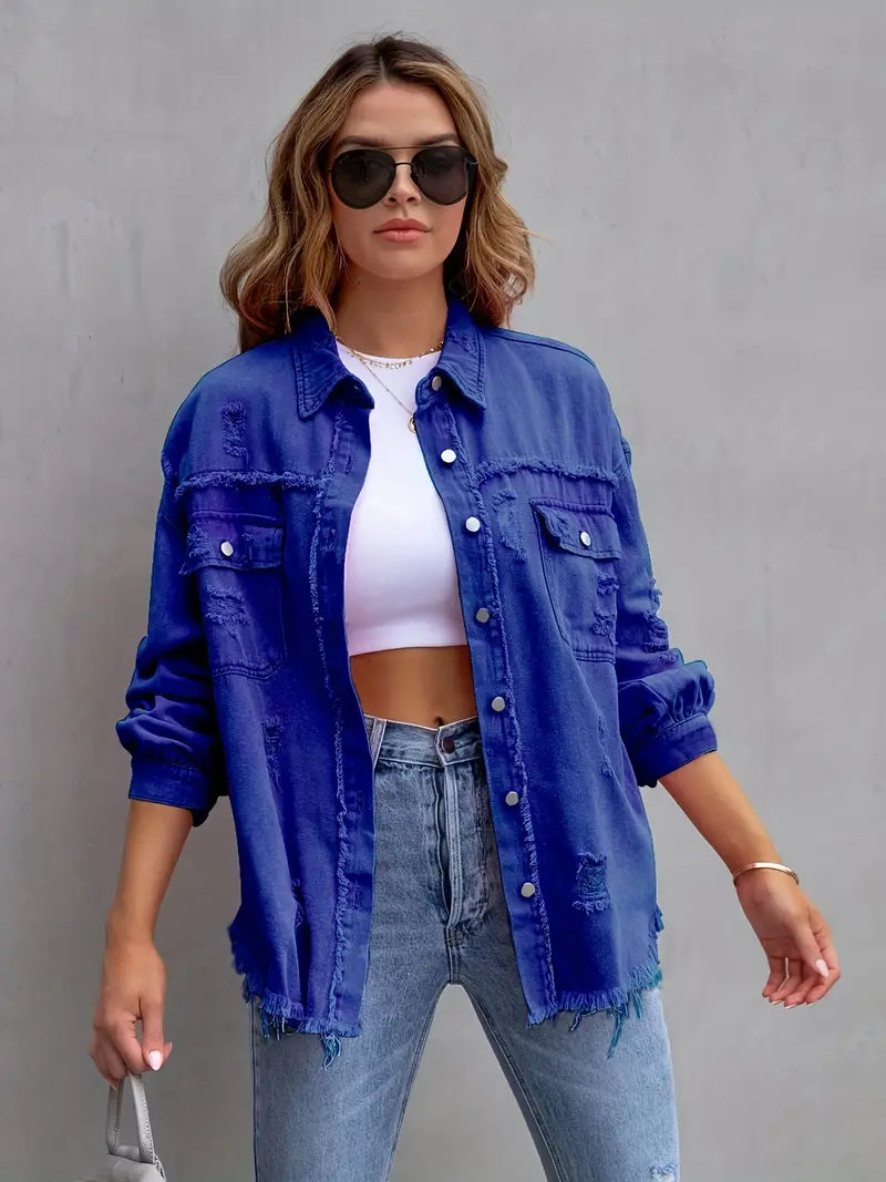 Maya | Plus Size Denim Jacket
