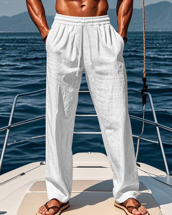 Jordan | Men's Loose Linen Leisure Pants