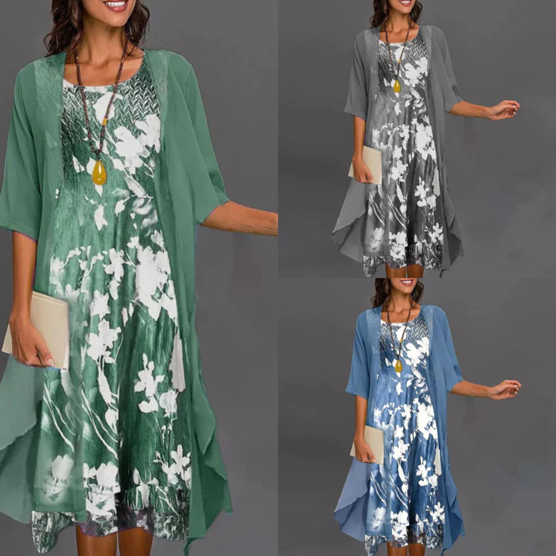 Kenzie | Floral Mini Dress with Blazer