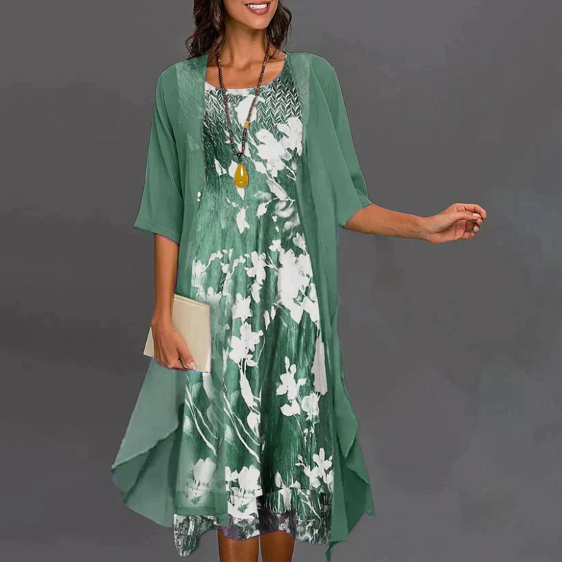 Kenzie | Floral Mini Dress with Blazer