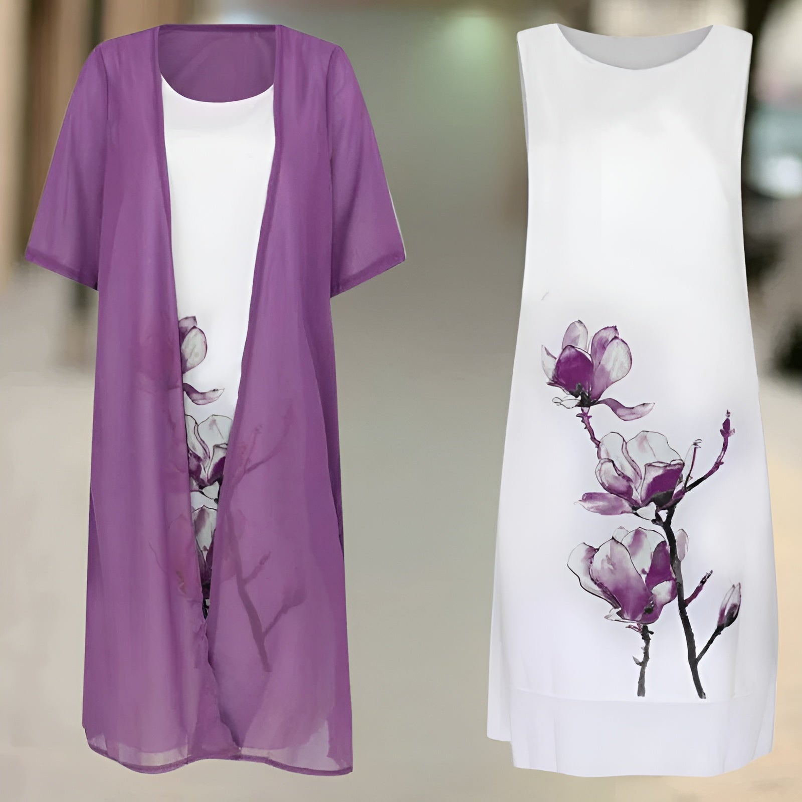 Dress with Free Cardigan
