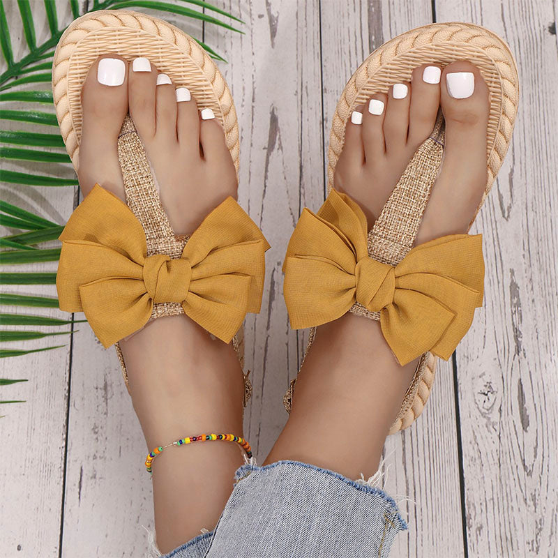 Lily | Women's Orthopedic Slippers with Bow Comfort