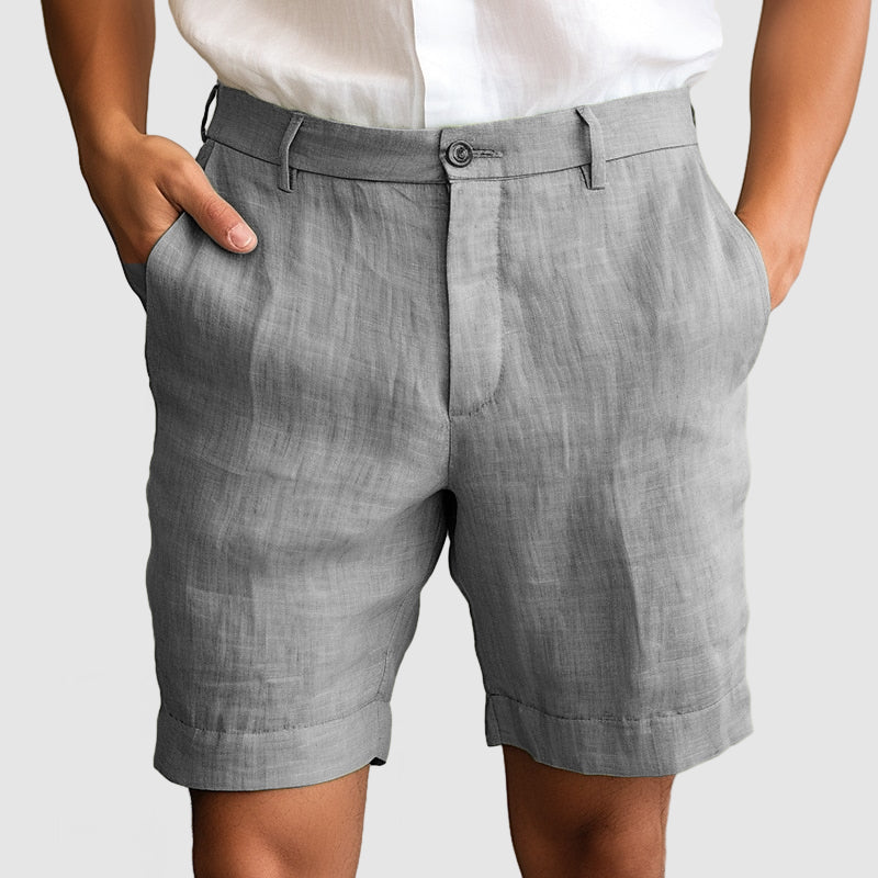 Darcy | Men's Casual Cotton Linen Shorts | Spring/Summer