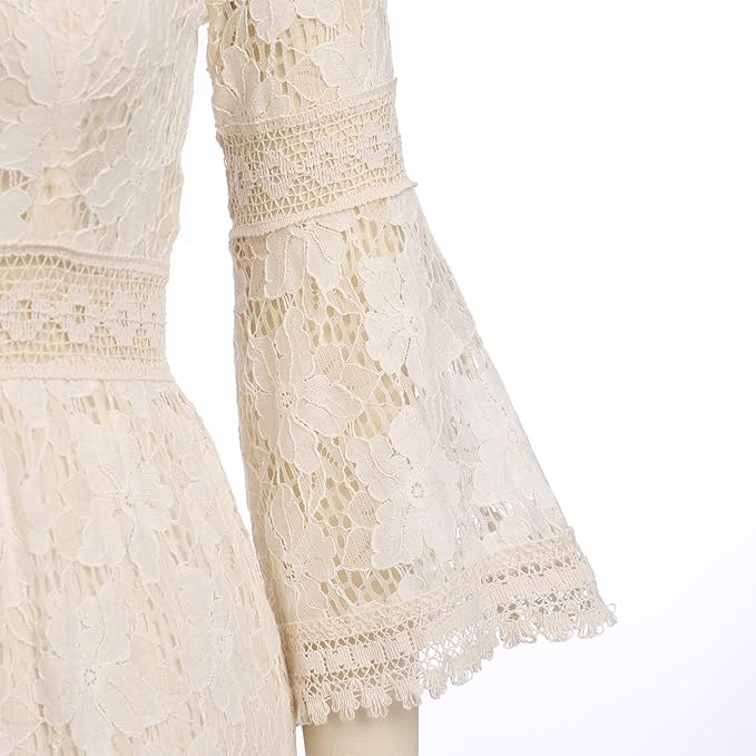 Emma | Bohemian Lace Dress with Elegant Design