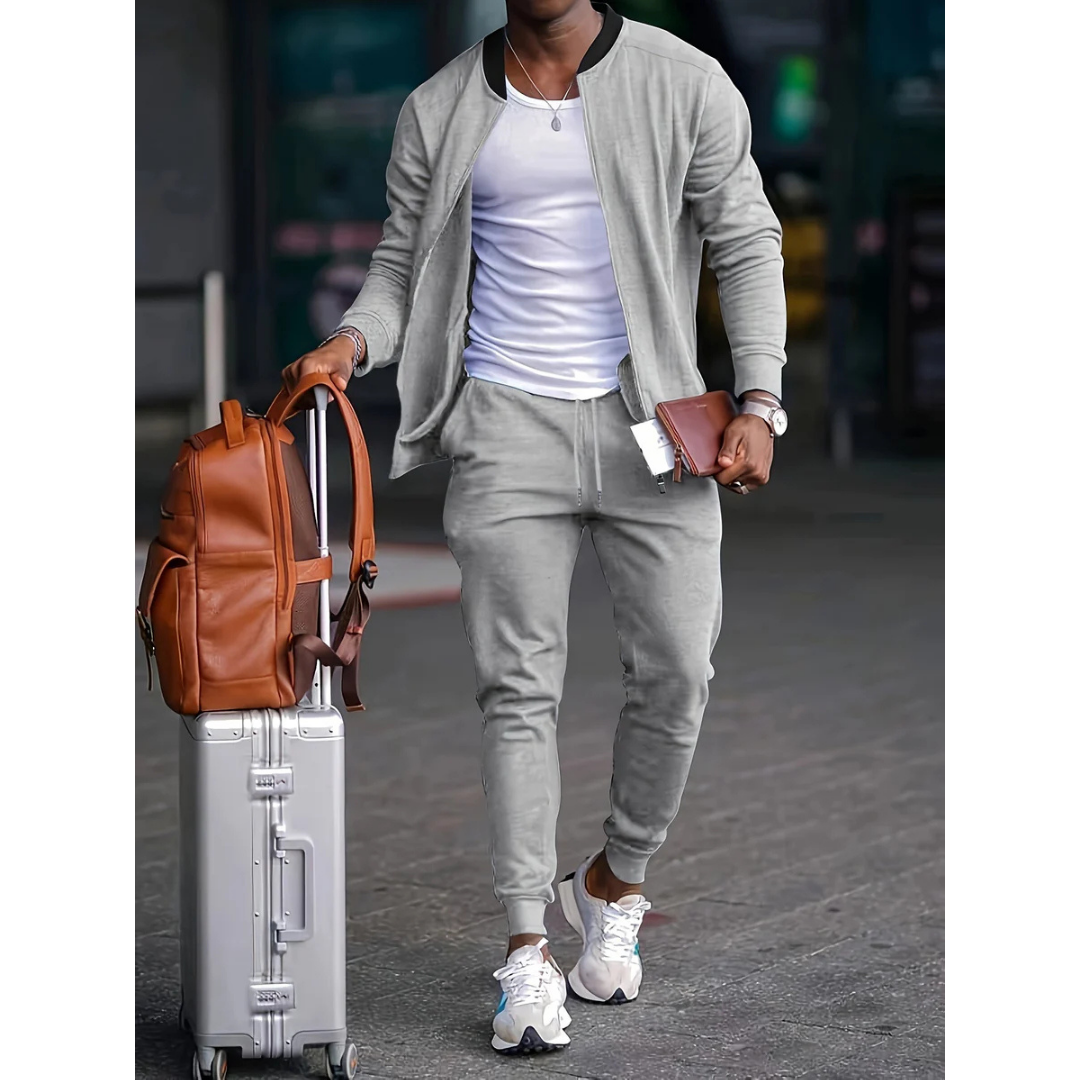 Men's Casual Two-Piece Comfort Set