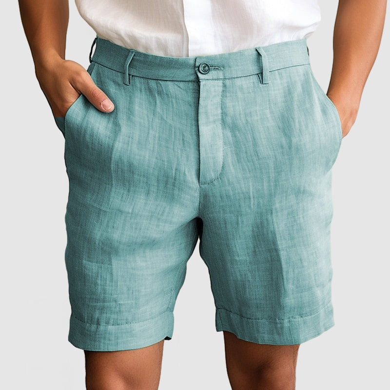 Darcy | Men's Casual Cotton Linen Shorts | Spring/Summer