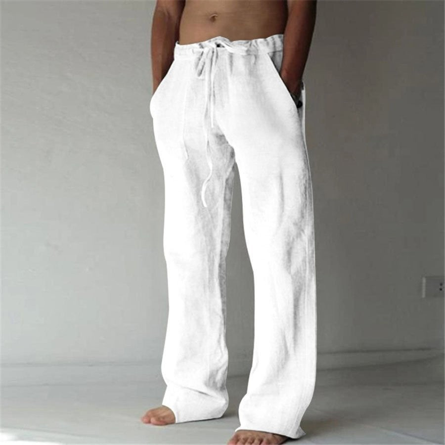 Men's Casual Linen Trousers