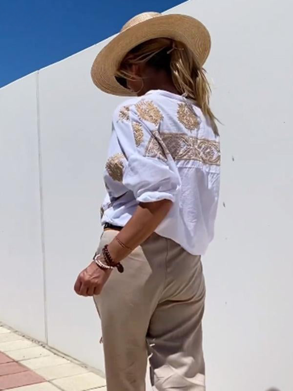 Amelia | Blouse with Intricate Detail Design
