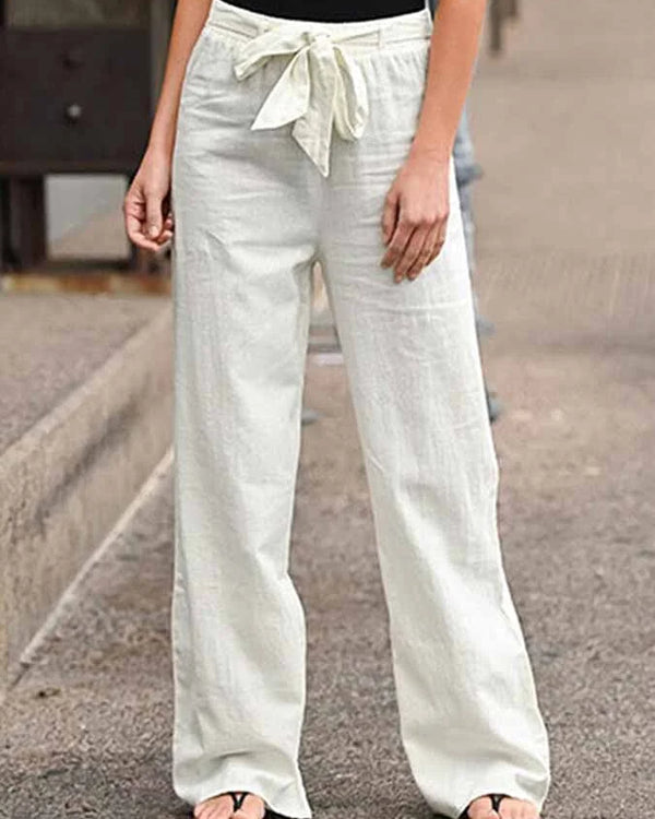 Zara | Casual Linen Pants for Women
