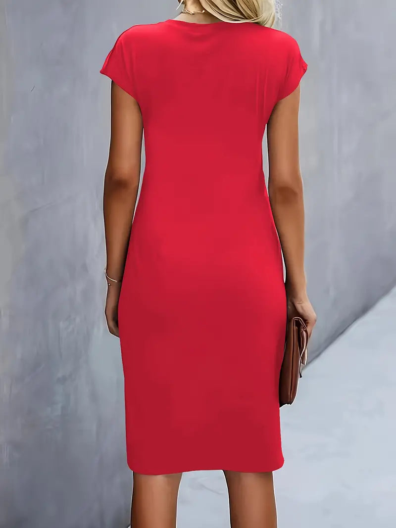 Mae | Elegant Women's Scoop Neck Dress