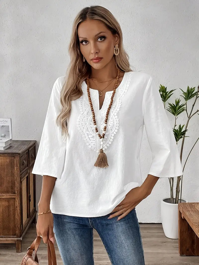 Vintage White Blouse