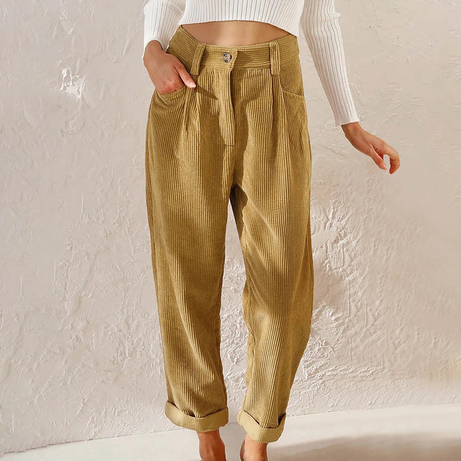 EMMA | Corduroy Wide-Leg Pants