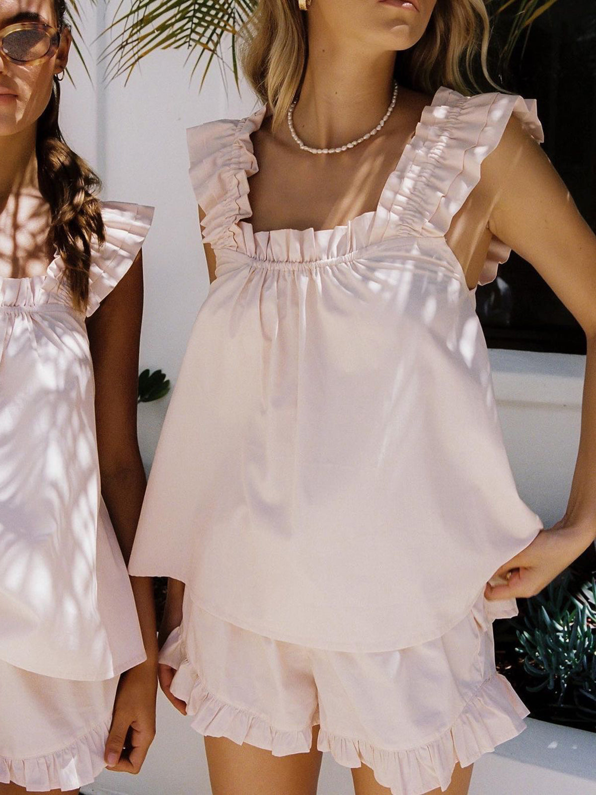 Chloe | Women's Ruffle Lounge Set Collection