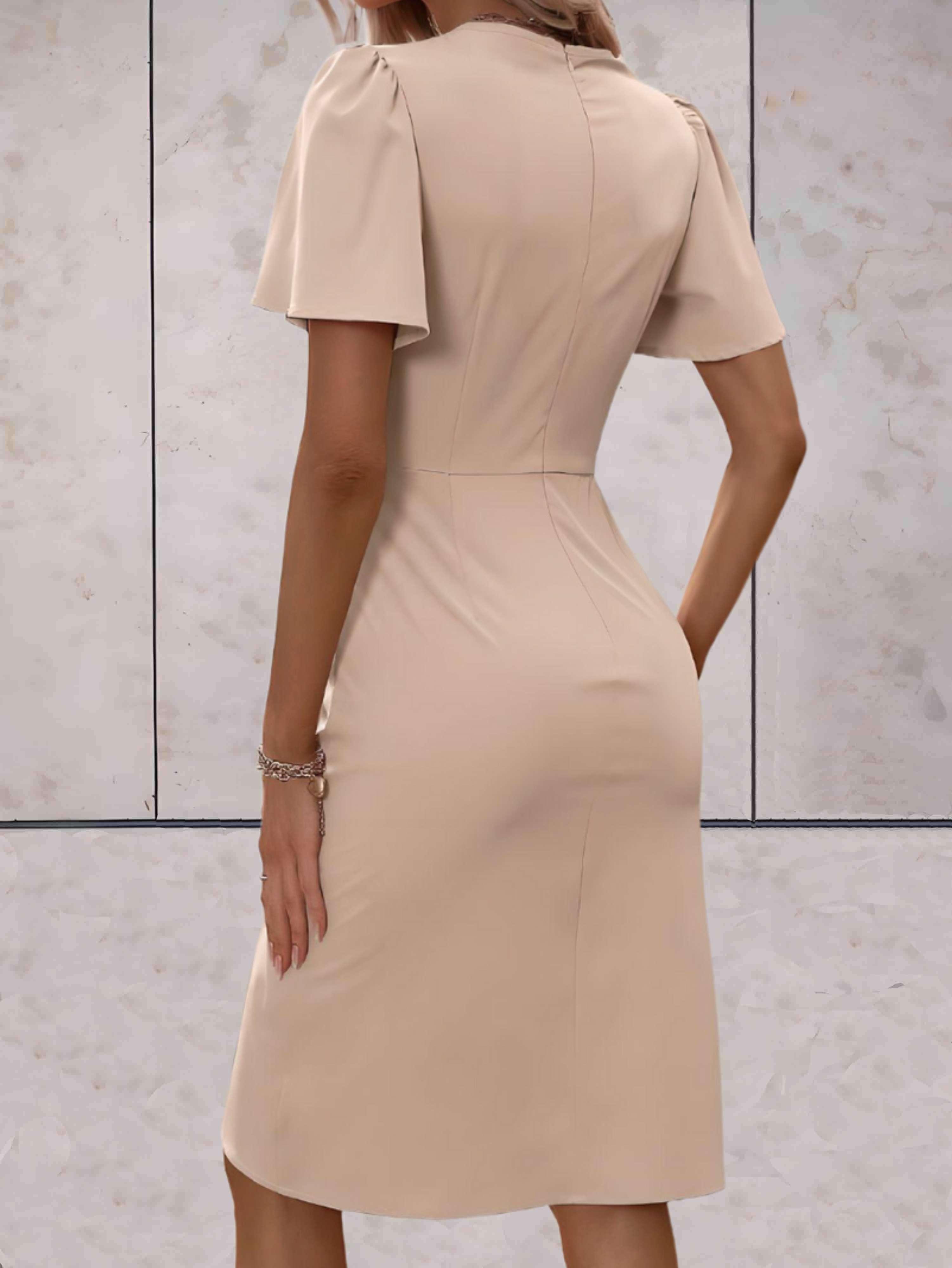 Jasmine | Elegant Wrap Dress with V-Neckline