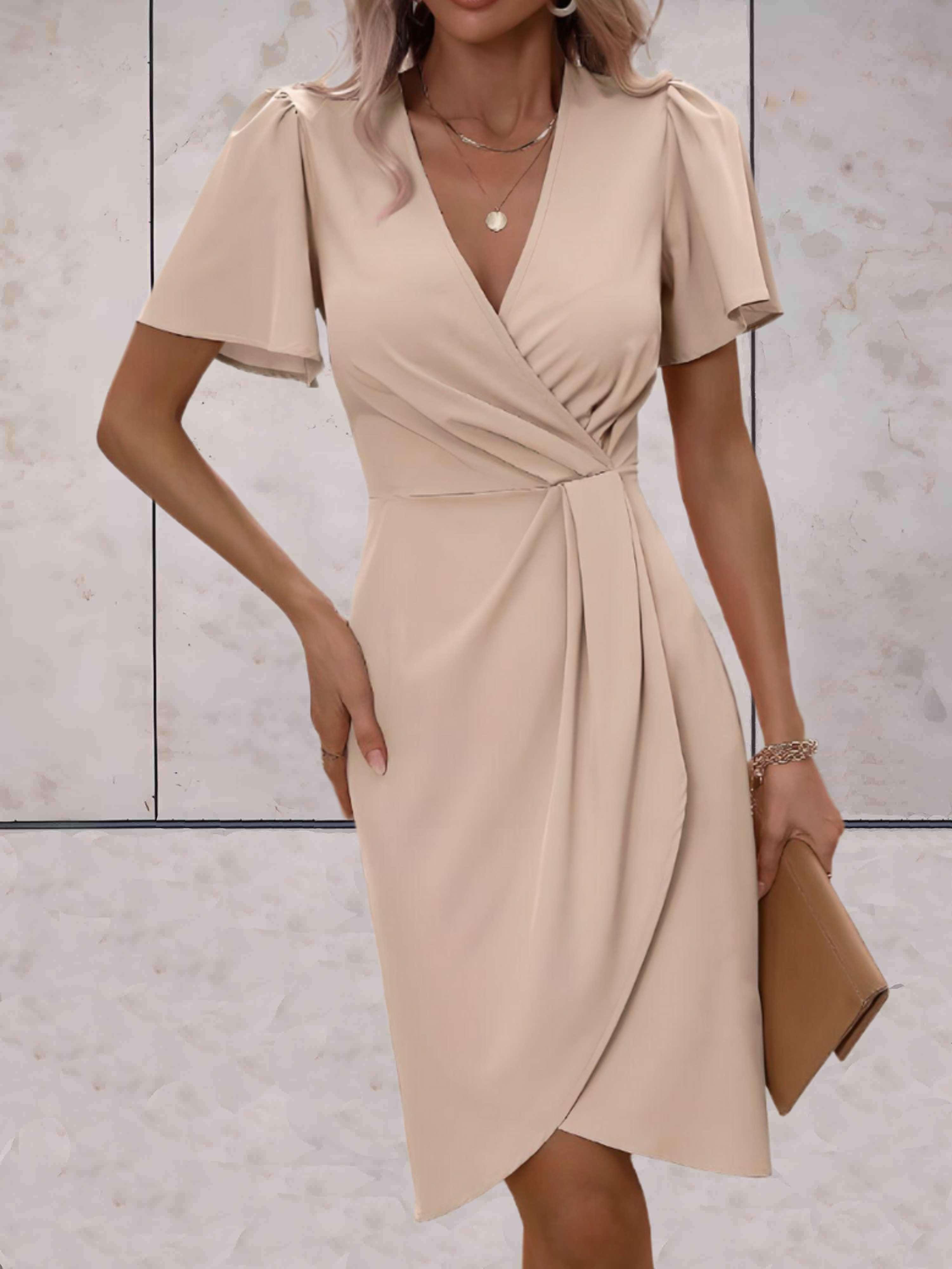 Jasmine | Elegant Wrap Dress with V-Neckline