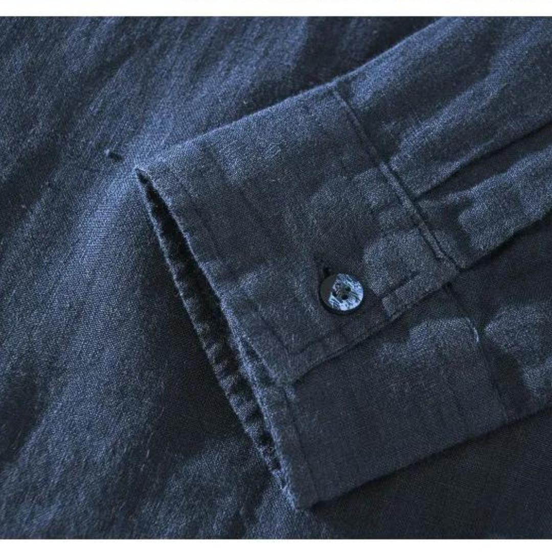 Mason | Sorrento Linen Popover Shirt