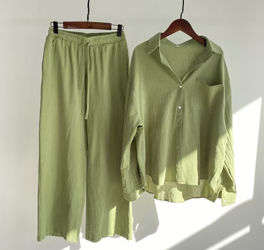 Charlotte | Women's Two-Piece Top and Pants Set