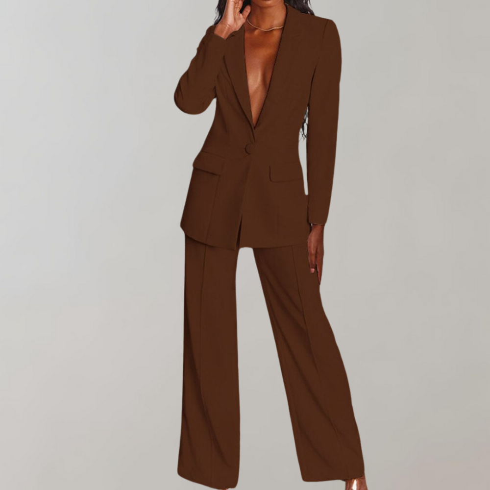 Chic Blazer and Trousers Combo