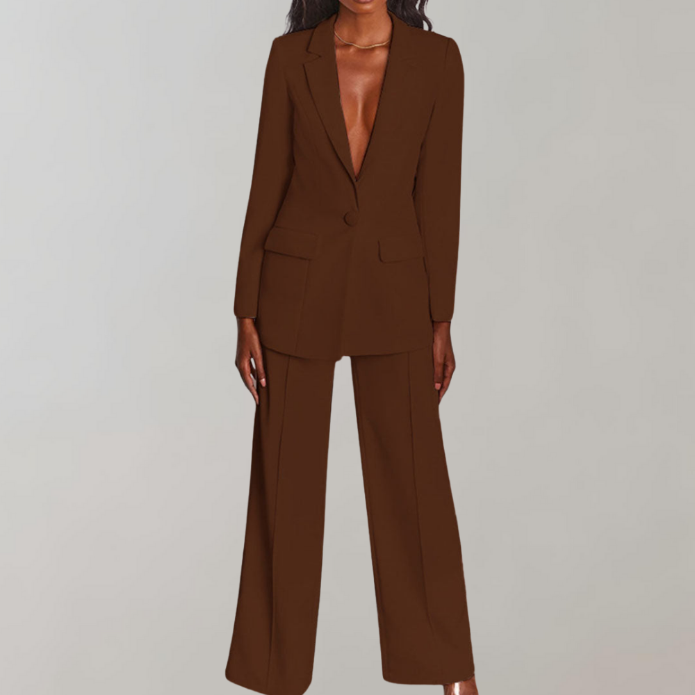 Chic Blazer and Trousers Combo