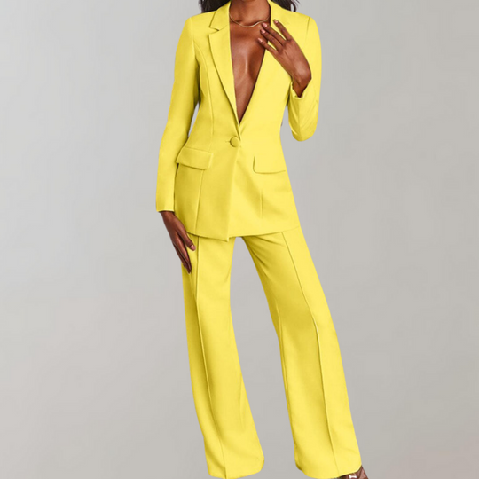 Chic Blazer and Trousers Combo