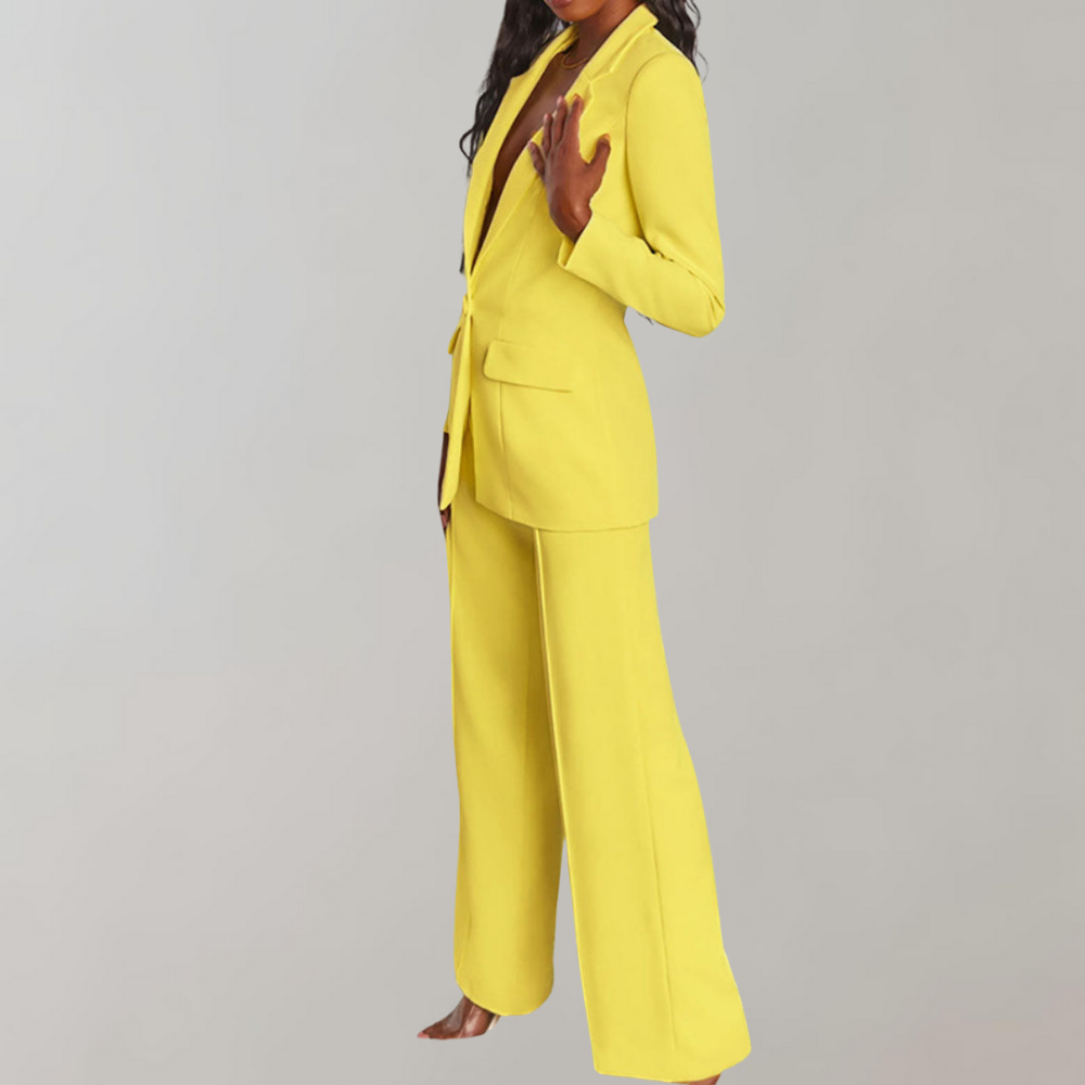 Chic Blazer and Trousers Combo
