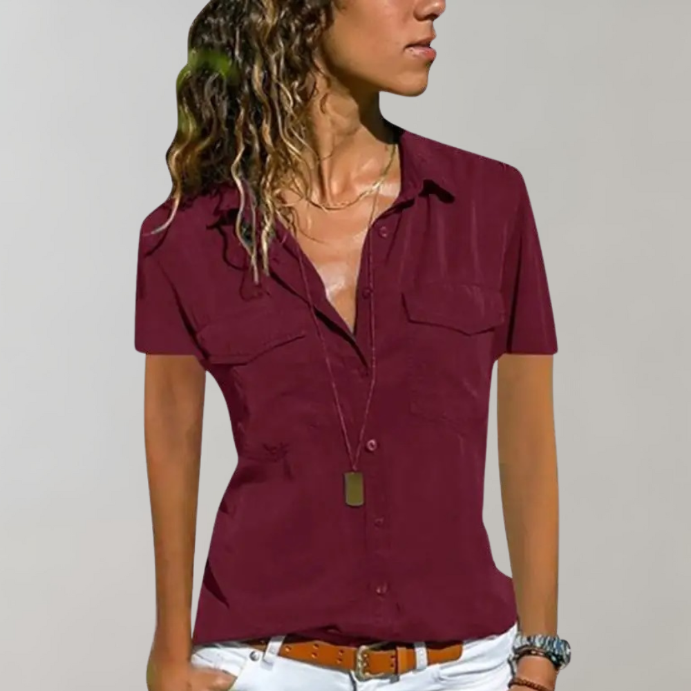 Maddison | Short Sleeve Women's Blouse