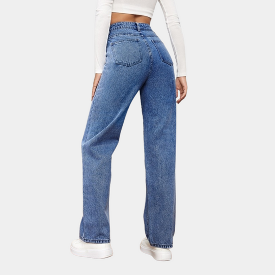 Relaxed Fit Casual Baggy Jeans