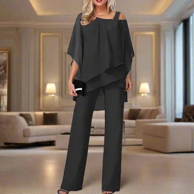 Luna | Luxury Chiffon Evening Set