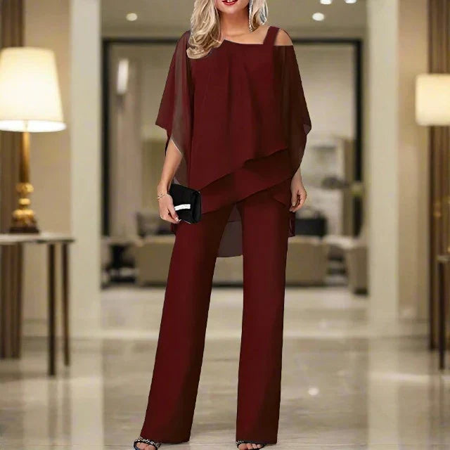 Luna | Luxury Chiffon Evening Set