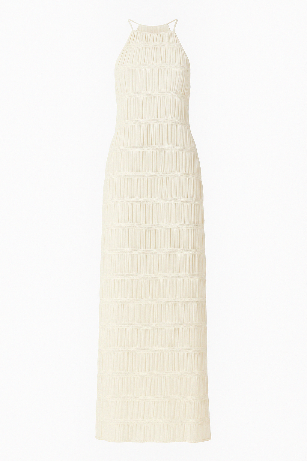 Adeline | Long Halter Dress