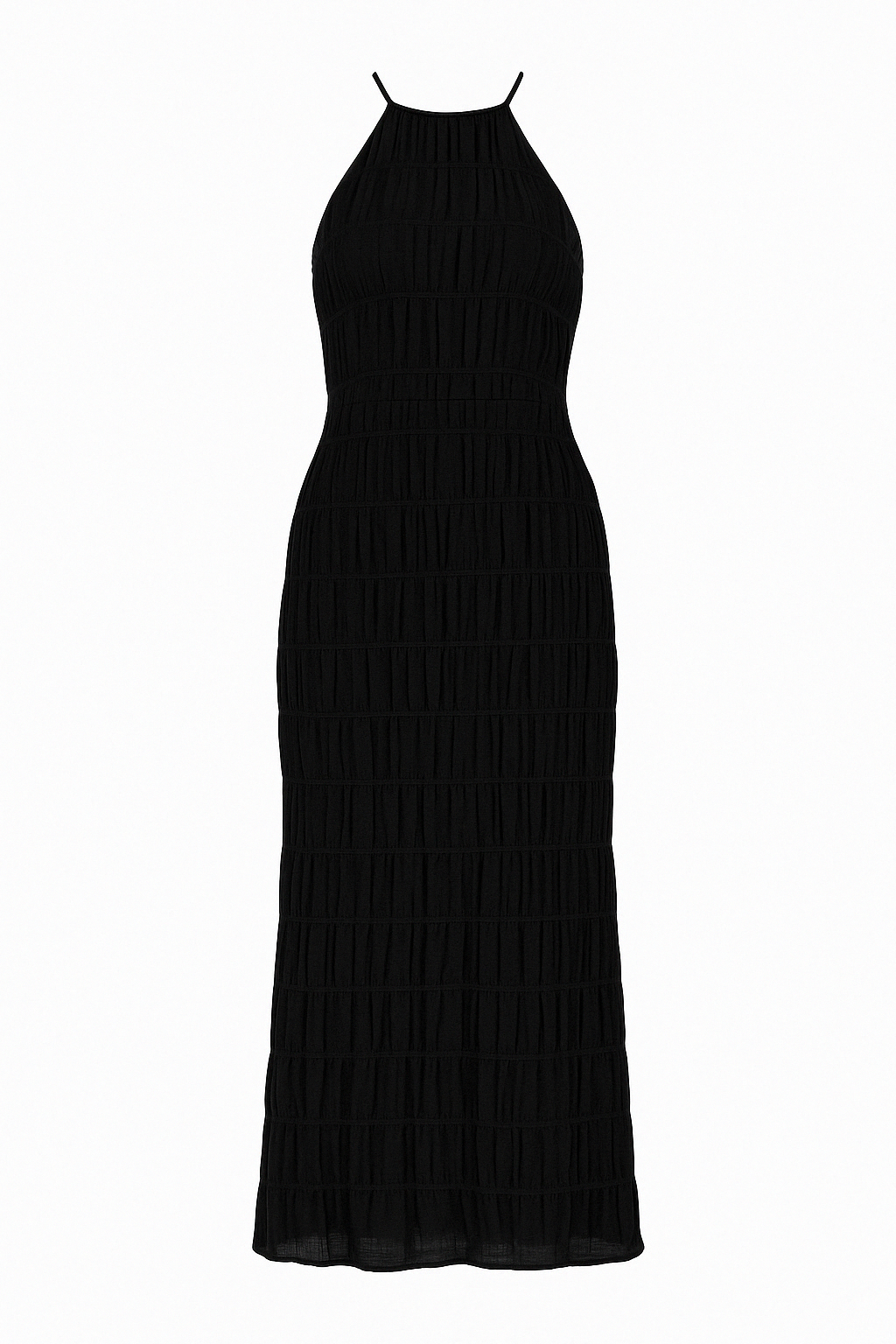 Adeline | Long Halter Dress